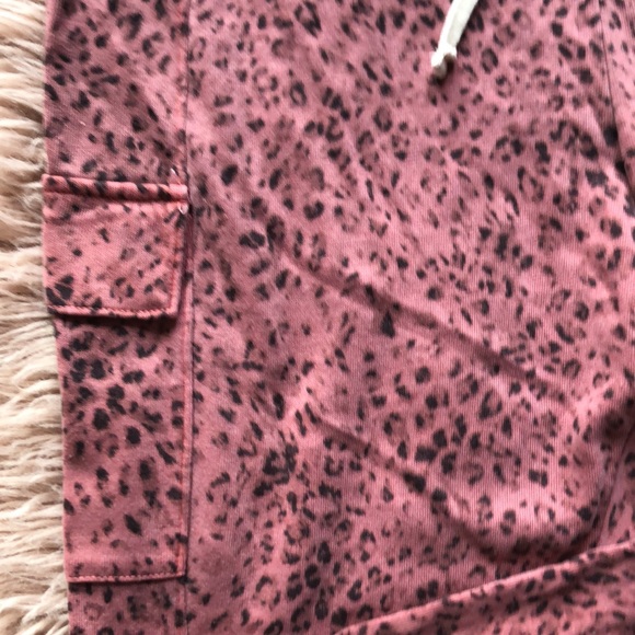 Sundry Leopard Cargo Joggers - Picture 3 of 11